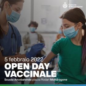 Open Day Vaccinale del 5 febbraio 2022