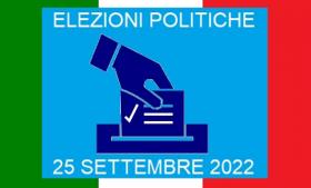 ELEZIONI POLITICHE 25 SETTEMBRE 2022