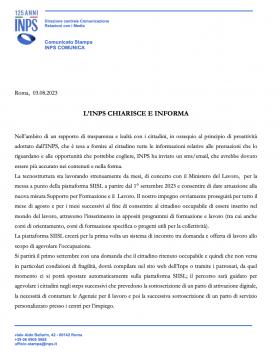 COMUNICAZIONE INPS