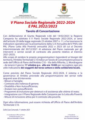 piano sociale