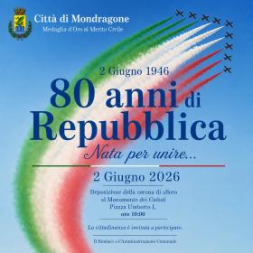 FESTA DELLA REPUBLICA 02 GIUGNO 2026