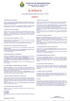 Manifesto Indizione Elezioni Comitato di Gestione 
